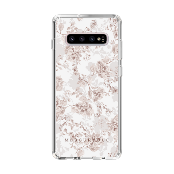 Slim Protection Case［ MERCURYDUO - NuanceFlower - Beige ］