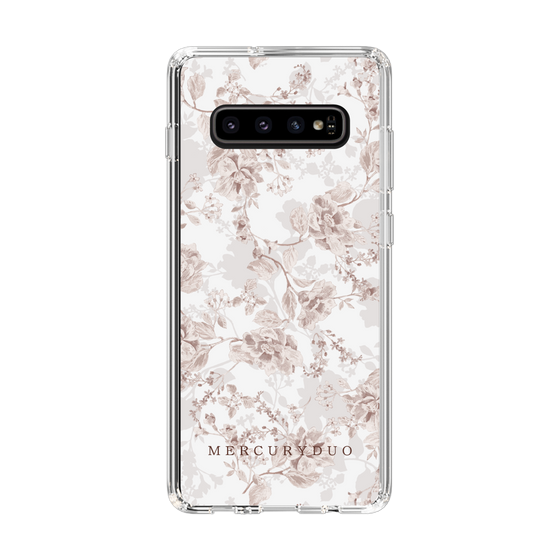 Slim Protection Case［ MERCURYDUO - NuanceFlower - Beige ］
