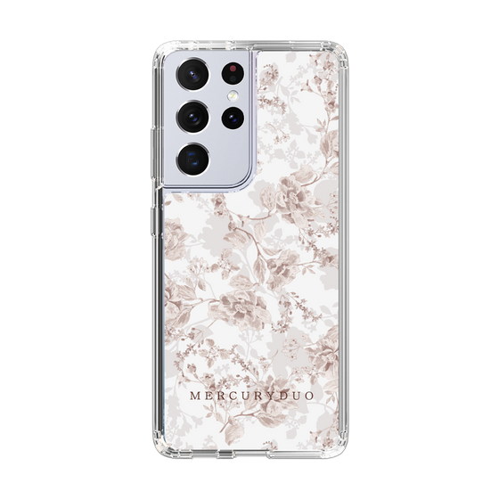 Slim Protection Case［ MERCURYDUO - NuanceFlower - Beige ］