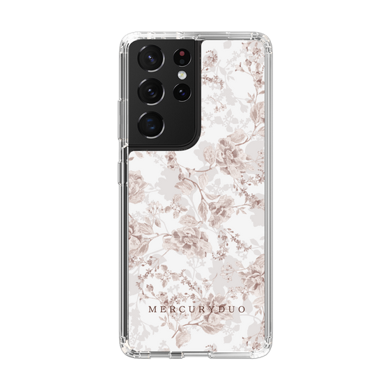 Slim Protection Case［ MERCURYDUO - NuanceFlower - Beige ］