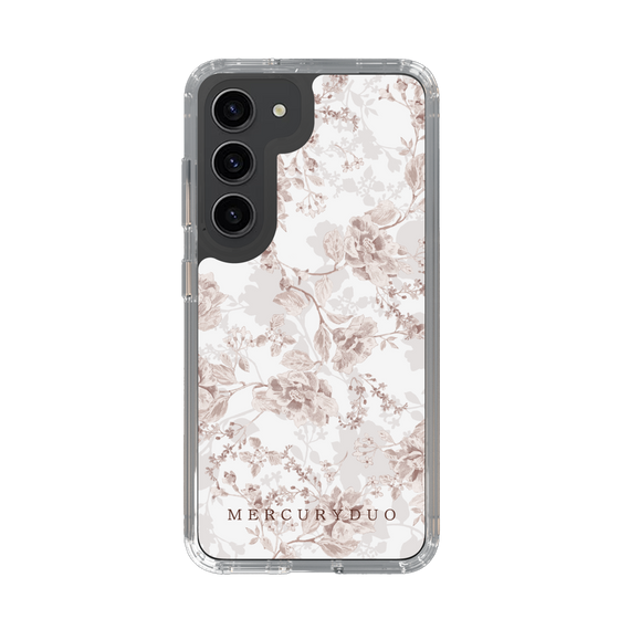 Slim Protection Case［ MERCURYDUO - NuanceFlower - Beige ］