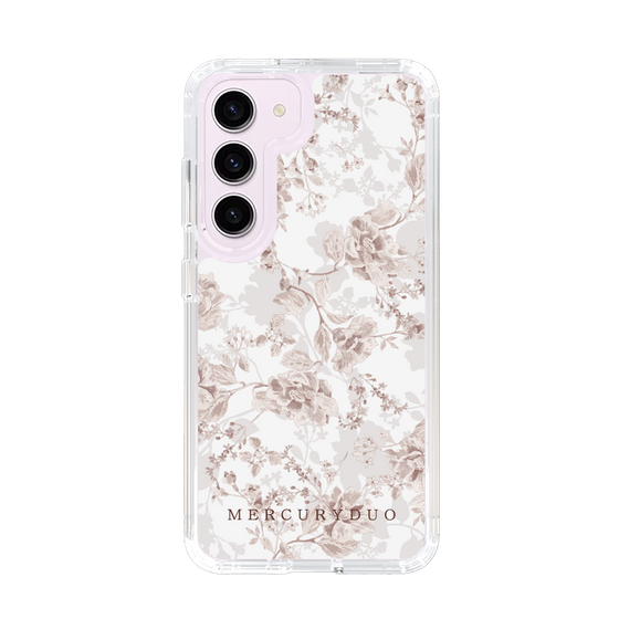 Slim Protection Case［ MERCURYDUO - NuanceFlower - Beige ］