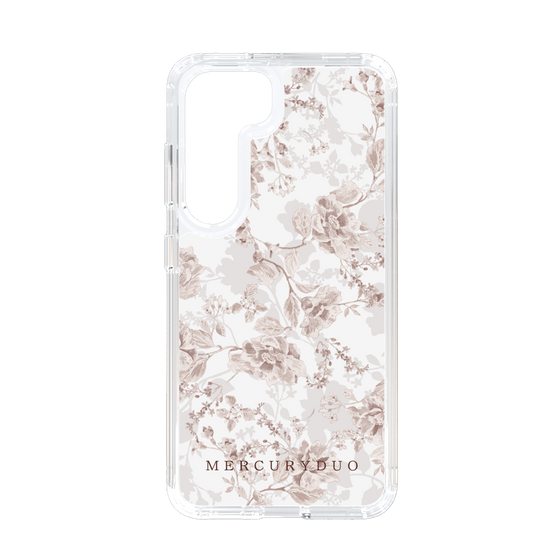 Slim Protection Case［ MERCURYDUO - NuanceFlower - Beige ］