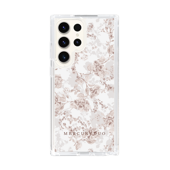 Slim Protection Case［ MERCURYDUO - NuanceFlower - Beige ］