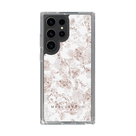Slim Protection Case［ MERCURYDUO - NuanceFlower - Beige ］