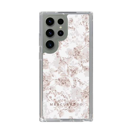 Slim Protection Case［ MERCURYDUO - NuanceFlower - Beige ］