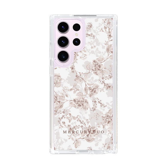 Slim Protection Case［ MERCURYDUO - NuanceFlower - Beige ］