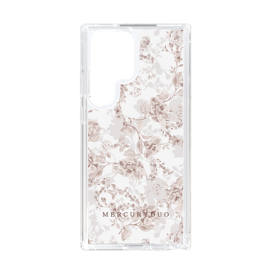 Slim Protection Case［ MERCURYDUO - NuanceFlower - Beige ］