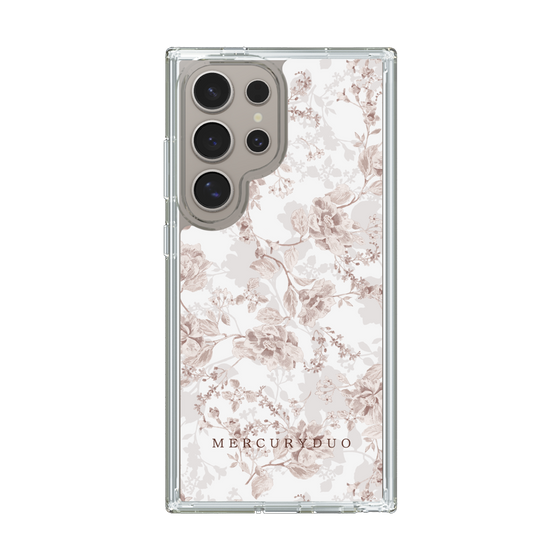 Slim Protection Case［ MERCURYDUO - NuanceFlower - Beige ］