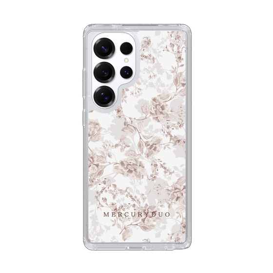 Slim Protection Case［ MERCURYDUO - NuanceFlower - Beige ］