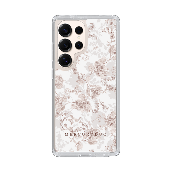 Slim Protection Case［ MERCURYDUO - NuanceFlower - Beige ］