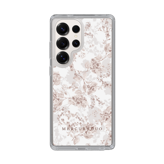 Slim Protection Case［ MERCURYDUO - NuanceFlower - Beige ］