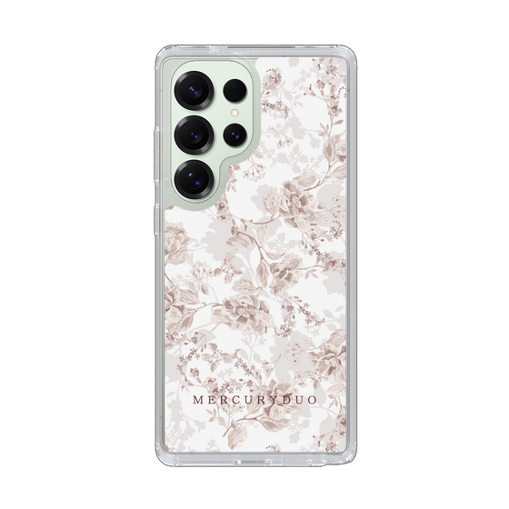 Slim Protection Case［ MERCURYDUO - NuanceFlower - Beige ］