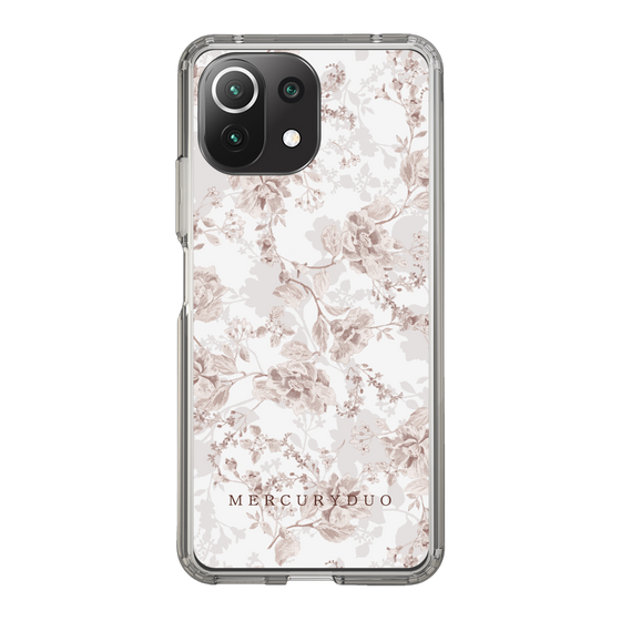 Slim Protection Case［ MERCURYDUO - NuanceFlower - Beige ］