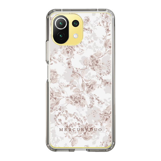 Slim Protection Case［ MERCURYDUO - NuanceFlower - Beige ］