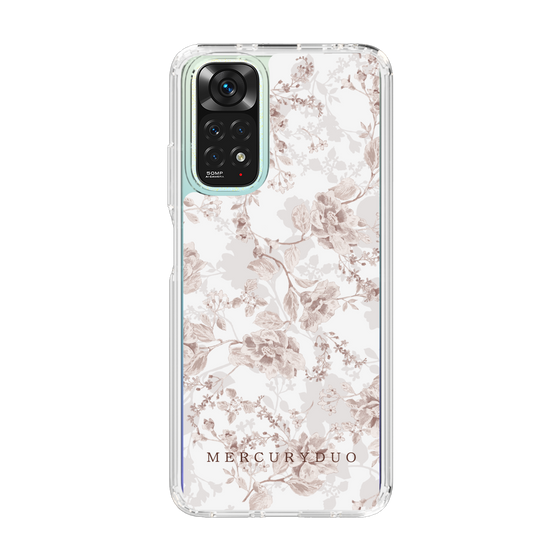 Slim Protection Case［ MERCURYDUO - NuanceFlower - Beige ］