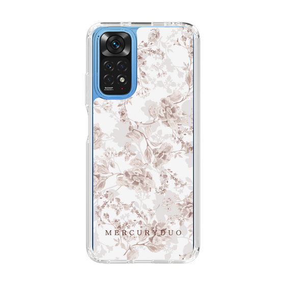 Slim Protection Case［ MERCURYDUO - NuanceFlower - Beige ］