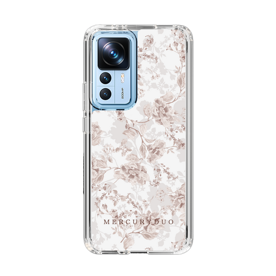 Slim Protection Case［ MERCURYDUO - NuanceFlower - Beige ］
