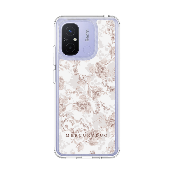 Slim Protection Case［ MERCURYDUO - NuanceFlower - Beige ］