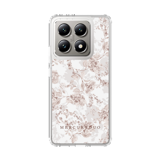 Slim Protection Case［ MERCURYDUO - NuanceFlower - Beige ］
