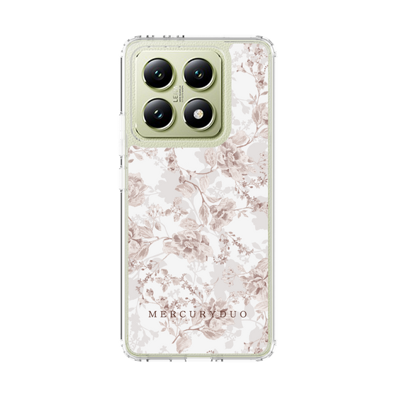 Slim Protection Case［ MERCURYDUO - NuanceFlower - Beige ］