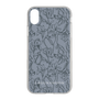 Slim Protection Case［ LAGUNAMOON - FlowerPattern - Dark blue ］