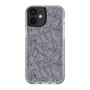 Slim Protection Case［ LAGUNAMOON - FlowerPattern - Dark blue ］
