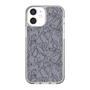 Slim Protection Case［ LAGUNAMOON - FlowerPattern - Dark blue ］