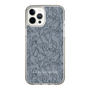 Slim Protection Case［ LAGUNAMOON - FlowerPattern - Dark blue ］
