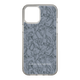 Slim Protection Case［ LAGUNAMOON - FlowerPattern - Dark blue ］