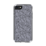 Slim Protection Case［ LAGUNAMOON - FlowerPattern - Dark blue ］