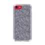 Slim Protection Case［ LAGUNAMOON - FlowerPattern - Dark blue ］