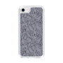 Slim Protection Case［ LAGUNAMOON - FlowerPattern - Dark blue ］