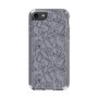 Slim Protection Case［ LAGUNAMOON - FlowerPattern - Dark blue ］