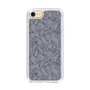 Slim Protection Case［ LAGUNAMOON - FlowerPattern - Dark blue ］