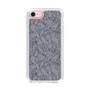 Slim Protection Case［ LAGUNAMOON - FlowerPattern - Dark blue ］