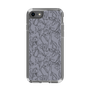 Slim Protection Case［ LAGUNAMOON - FlowerPattern - Dark blue ］
