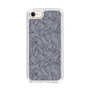 Slim Protection Case［ LAGUNAMOON - FlowerPattern - Dark blue ］