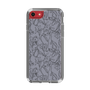 Slim Protection Case［ LAGUNAMOON - FlowerPattern - Dark blue ］