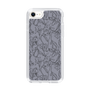 Slim Protection Case［ LAGUNAMOON - FlowerPattern - Dark blue ］