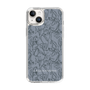 Slim Protection Case［ LAGUNAMOON - FlowerPattern - Dark blue ］