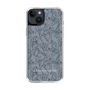 Slim Protection Case［ LAGUNAMOON - FlowerPattern - Dark blue ］