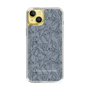 Slim Protection Case［ LAGUNAMOON - FlowerPattern - Dark blue ］