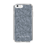 Slim Protection Case［ LAGUNAMOON - FlowerPattern - Dark blue ］