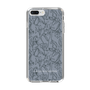Slim Protection Case［ LAGUNAMOON - FlowerPattern - Dark blue ］