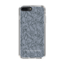 Slim Protection Case［ LAGUNAMOON - FlowerPattern - Dark blue ］