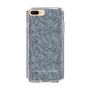 Slim Protection Case［ LAGUNAMOON - FlowerPattern - Dark blue ］