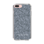 Slim Protection Case［ LAGUNAMOON - FlowerPattern - Dark blue ］