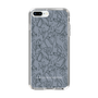 Slim Protection Case［ LAGUNAMOON - FlowerPattern - Dark blue ］