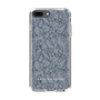 Slim Protection Case［ LAGUNAMOON - FlowerPattern - Dark blue ］